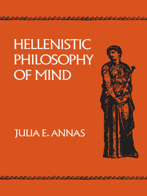 cover image of Hellenistic Philosophy of Mind